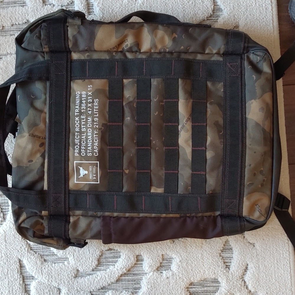 Project Rock training backpack